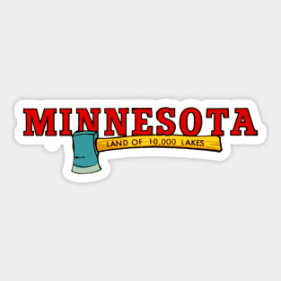 Minnesota 10k Lakes Sticker